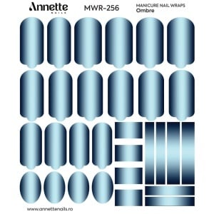 Nail Wraps Manichiura Ombre 256 Annette Nails MWR-256 - Img 1