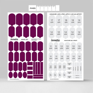Nail Wraps Manichiura Pure Color 207 Annette Nails MWR-207 - Img 4