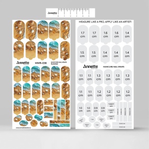 Nail Wraps Manichiura Summer 38 Annette Nails MWR-038 - Img 4