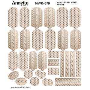 Nail Wraps Manichiura Winter 79 Annette Nails MWR-079 - Img 2