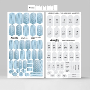Nail Wraps Manichiura Winter 84 Annette Nails MWR-084 - Img 4