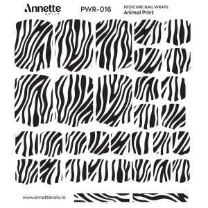 Nail Wraps Pedichiura Animal Print 16 Annette Nails PWR-016 - Img 1