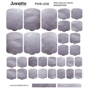 Nail Wraps Pedichiura Animal Print 8 Annette Nails PWR-008 - Img 1