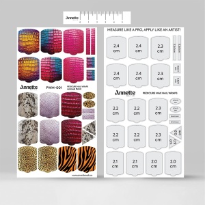 Nail Wraps Pedichiura Max Animal Print 1 Annette Nails PWM-001 - Img 4