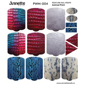 Nail Wraps Pedichiura Max Animal Print 4 Annette Nails PWM-004 - Img 2