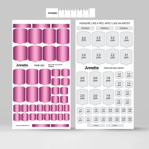 Nail Wraps Pedichiura Ombre 253 Annette Nails PWR-253 - Img 4