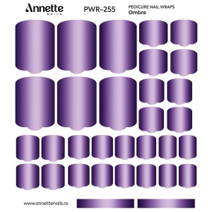 Nail Wraps Pedichiura Ombre 255 Annette Nails PWR-255 - Img 2
