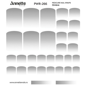 Nail Wraps Pedichiura Ombre 266 Annette Nails PWR-266 - Img 1