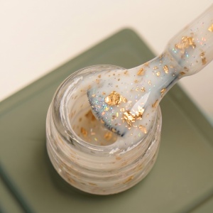 Rubber Base Gold Flakes YAS - 13ml Hema & TPO Free