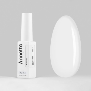 Top Coat Color 1 White - 8ml Annette Nails TCR-01 - Img 2