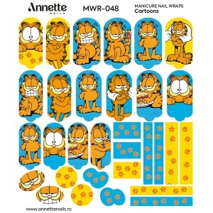 Nail Wraps Manichiura Cartoons 48 Annette Nails MWR-048 - Img 1