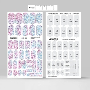 Nail Wraps Manichiura Flowers 126 Annette Nails MWR-126 - Img 3