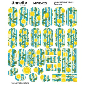 Nail Wraps Manichiura Summer 22 Annette Nails MWR-022 - Img 2