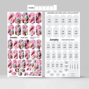 Nail Wraps Manichiura Summer 29 Annette Nails MWR-029 - Img 4