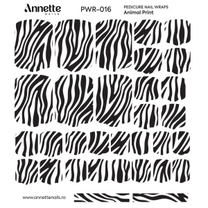 Nail Wraps Pedichiura Animal Print 16 Annette Nails PWR-016 - Img 2
