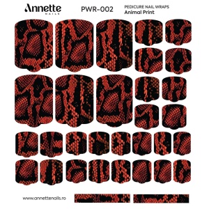 Nail Wraps Pedichiura Animal Print 2 Annette Nails PWR-002 - Img 2