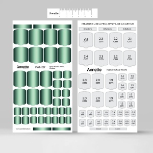 Nail Wraps Pedichiura Ombre 257 Annette Nails PWR-257 - Img 3
