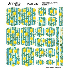 Nail Wraps Pedichiura Summer 22 Annette Nails PWR-022 - Img 1