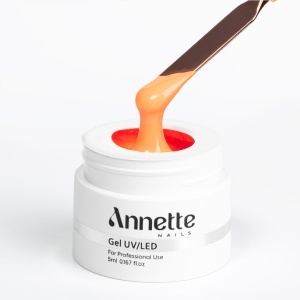 Paint Gel Solid Neon Orange 08 Wipe - 5ml Annette Nails GPS-08 - Img 5
