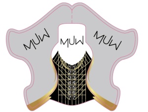 Șabloane de construcție unghii MUW – Set profesional 5 x 100 buc - Img 2