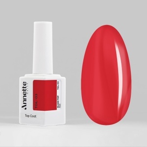 Top Coat Glass 3 Red - 12ml Annette Nails TGL-03-12 - Img 2
