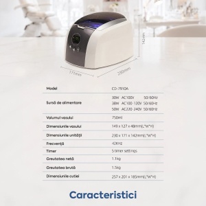 Aparat de Curățare cu Ultrasunete Codyson CD-7910 - Img 8