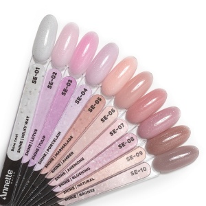 Baza Rubber Shine Milky Way ANNETTE NAILS - 12 ml SE-01 - Img 3