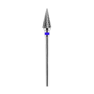 Capat freza ( BIT ) Carbid Triunghi indepartat gel - Albastru - 13mm - MUW - Img 2