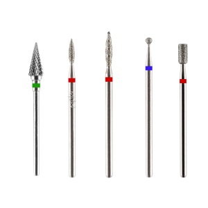 Kit capete de freză diamantate și carbid – Set complet pentru tehnicieni unghii