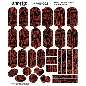 Nail Wraps Manichiura Animal Print 2 Annette Nails MWR-002 - Img 1