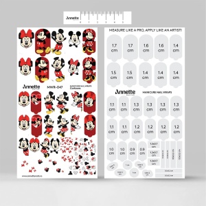 Nail Wraps Manichiura Cartoons 47 Annette Nails MWR-047 - Img 4
