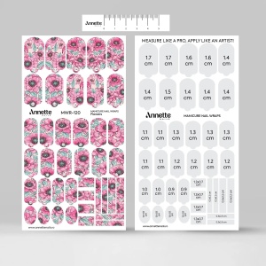 Nail Wraps Manichiura Flowers 120 Annette Nails MWR-120 - Img 4