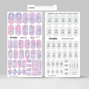 Nail Wraps Manichiura Flowers 124 Annette Nails MWR-124 - Img 4