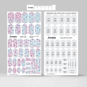 Nail Wraps Manichiura Flowers 126 Annette Nails MWR-126 - Img 4