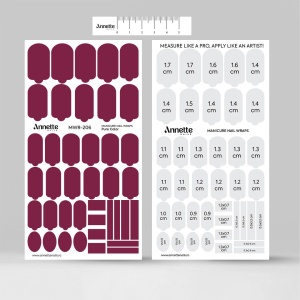 Nail Wraps Manichiura Pure Color 206 Annette Nails MWR-206 - Img 4