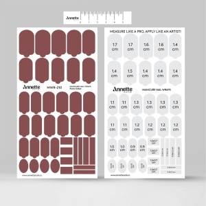 Nail Wraps Manichiura Pure Color 210 Annette Nails MWR-210 - Img 3