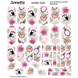 Nail Wraps Manichiura Summer 20 Annette Nails MWR-020 - Img 2