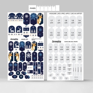 Nail Wraps Manichiura Winter 71 Annette Nails MWR-071 - Img 3