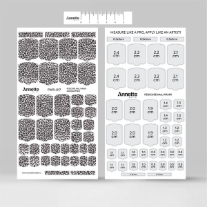 Nail Wraps Pedichiura Animal Print 17 Annette Nails PWR-017 - Img 4