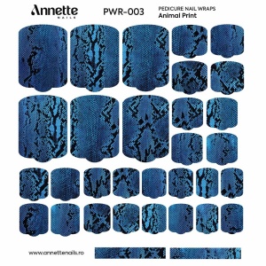 Nail Wraps Pedichiura Animal Print 3 Annette Nails PWR-003 - Img 2