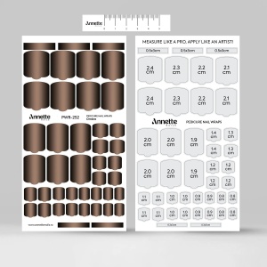 Nail Wraps Pedichiura Ombre 252 Annette Nails PWR-252 - Img 4