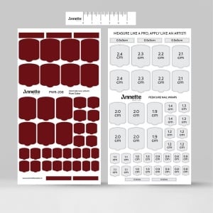 Nail Wraps Pedichiura Pure Color 208 Annette Nails PWR-208 - Img 3
