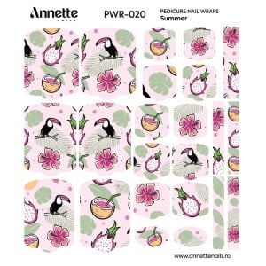 Nail Wraps Pedichiura Summer 20 Annette Nails PWR-020 - Img 1