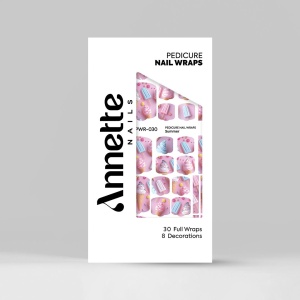 Nail Wraps Pedichiura Summer 30 Annette Nails PWR-030 - Img 3