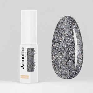 Oja Semipermanenta Platinum PL-01 - 8ml Annette Nails - Img 2