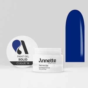 Paint Gel Solid Cobalt 14 Wipe - 5ml Annette Nails GPS-14 - Img 2