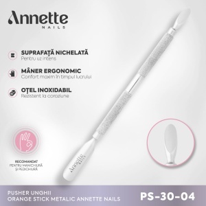 Pusher Unghii Orange Stick Metalic Annette Nails PS-30-04 - Img 1