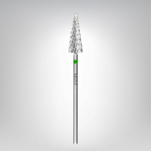 Capat freza ( BIT ) Carbid Triunghi indepartat gel - Verde - 15mm - MUW - Mana stanga
