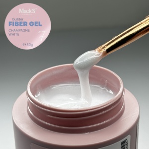 Gel autonivelant MACKS Fiber Champagne White -50g