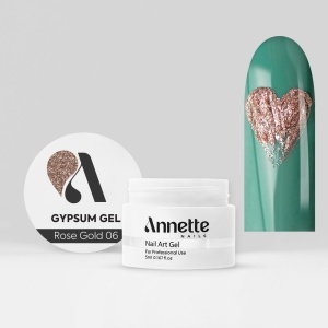 Gypsum Gel Rose Gold 06 - 5 ml Annette Nails GG-06 - Img 1